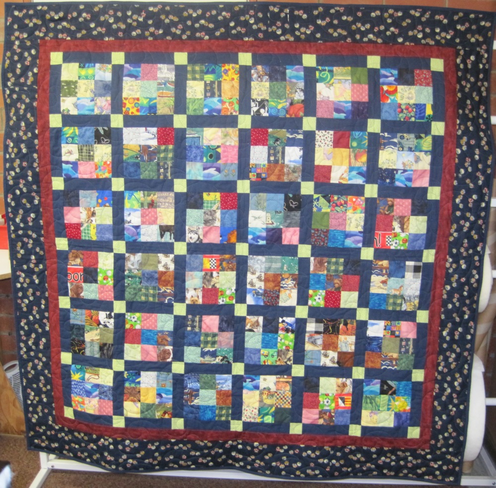 Square Scappy Quilt