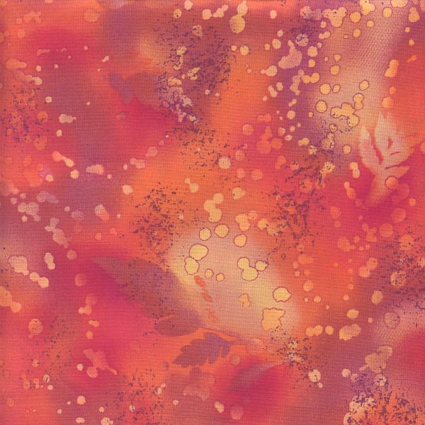 Fossil Fern Flaming Sunset