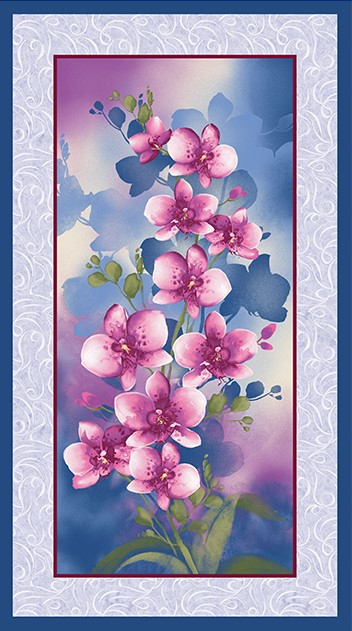 Orchid Shadows Panel
