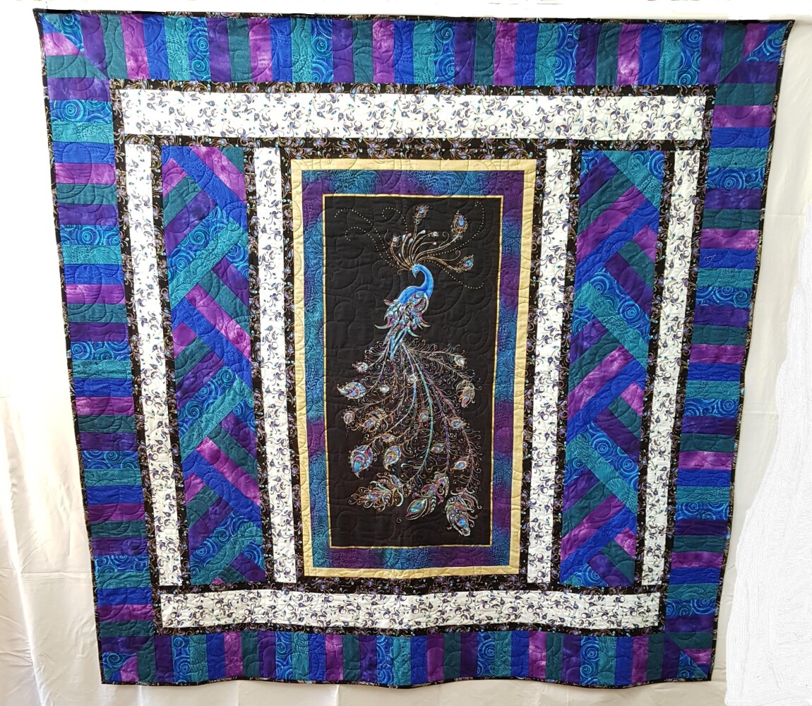 Peacock Flourish Quilt Kit