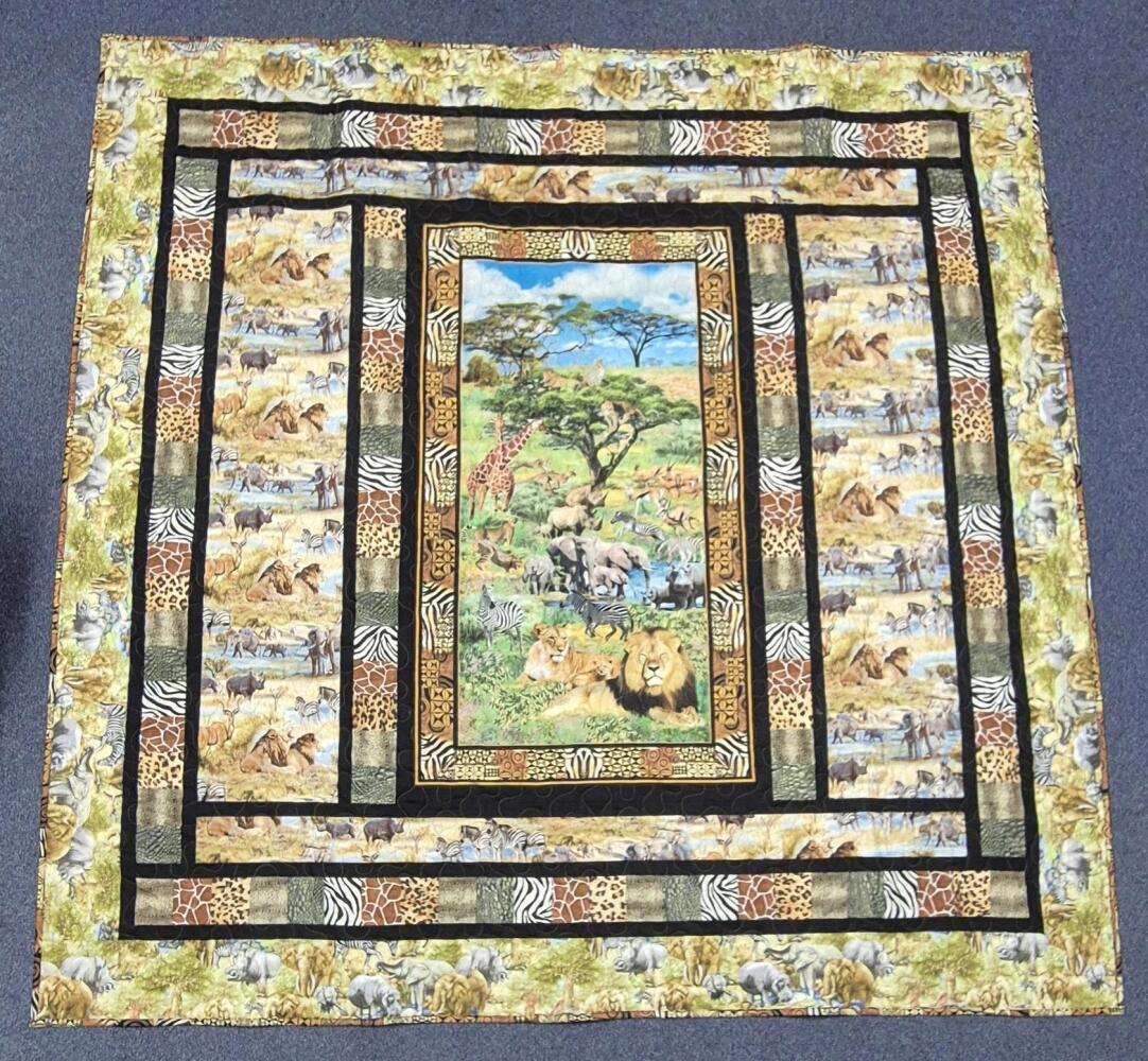 African Panel Quilt Kit