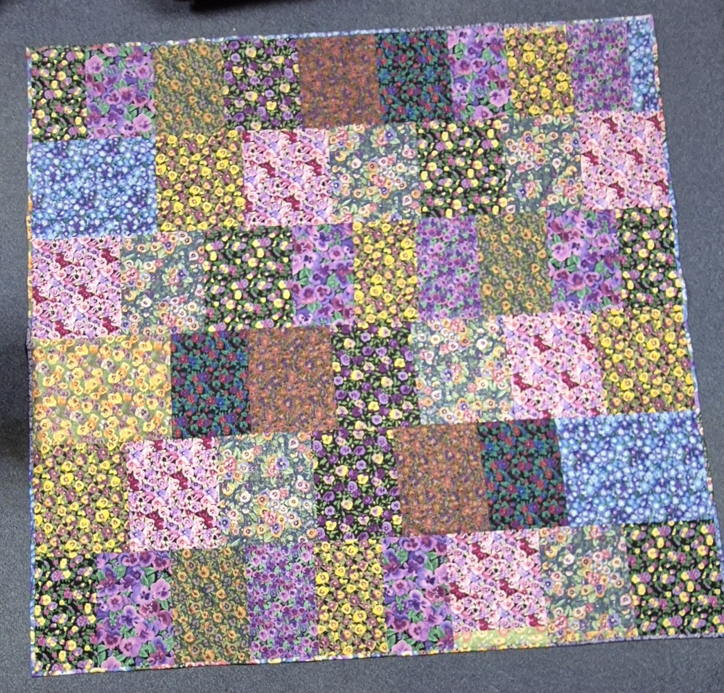 Purple Pansy Quilt 