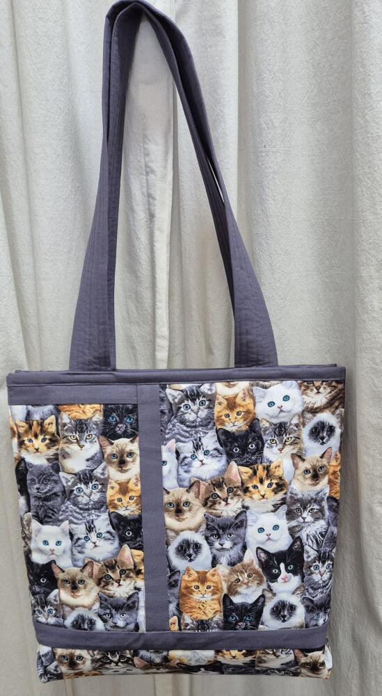 Grey Cats Bag