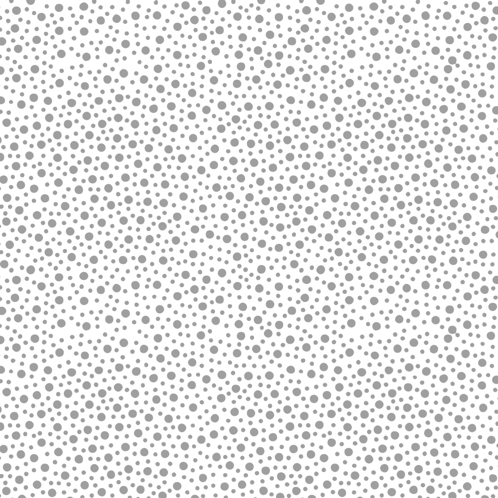 White Tossed Dots